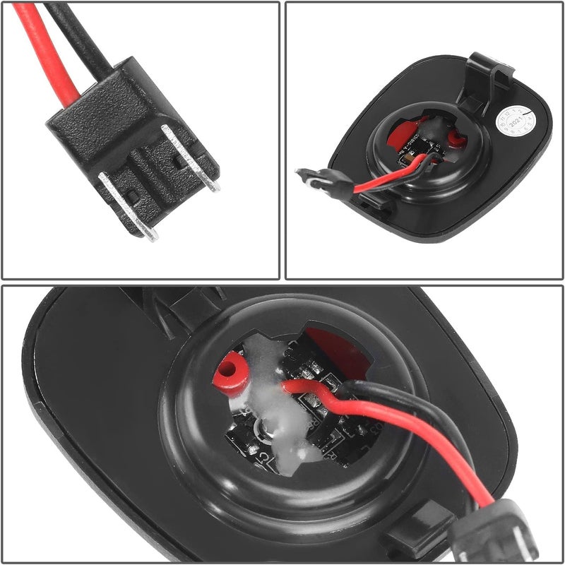 NUVISION LIGHTING Pair of LED License Plate Lights Compatible with 94-04 Xterra / 98-04 Frontier, B6510-7Z010 265109Z400, NVL-LPL-017 - Image 4